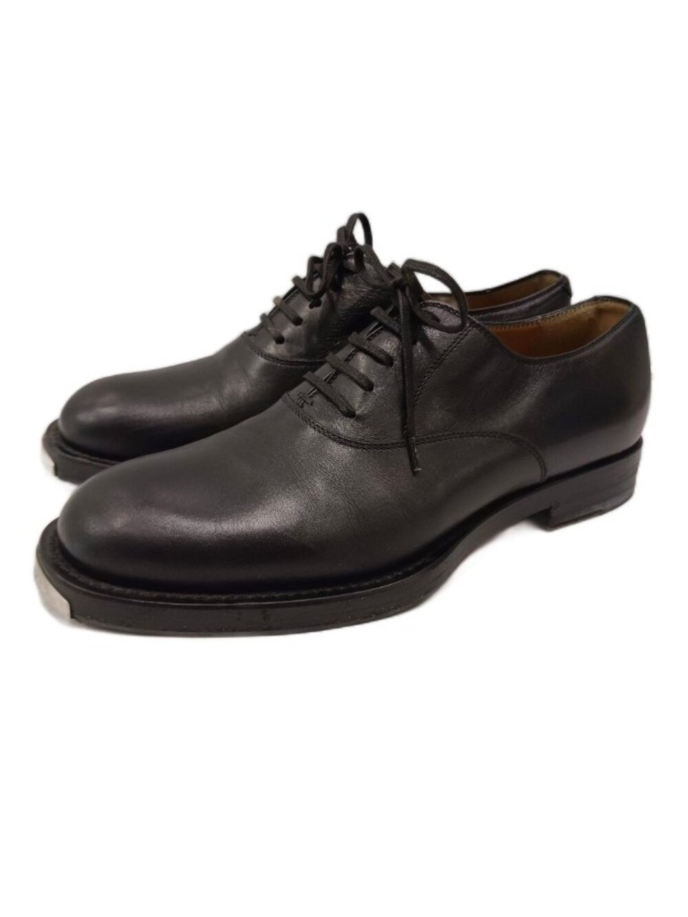 Gucci Business Shoes Lace-up Leather Black 6